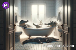Soñar con cocodrilos en una bañera: Los secretos sumergidos en el baño de la mente.